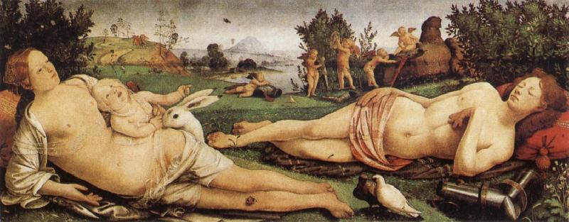 Piero di Cosimo Venus and Mars oil painting image